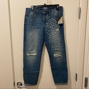 Women jeans boyfriend cut size 4